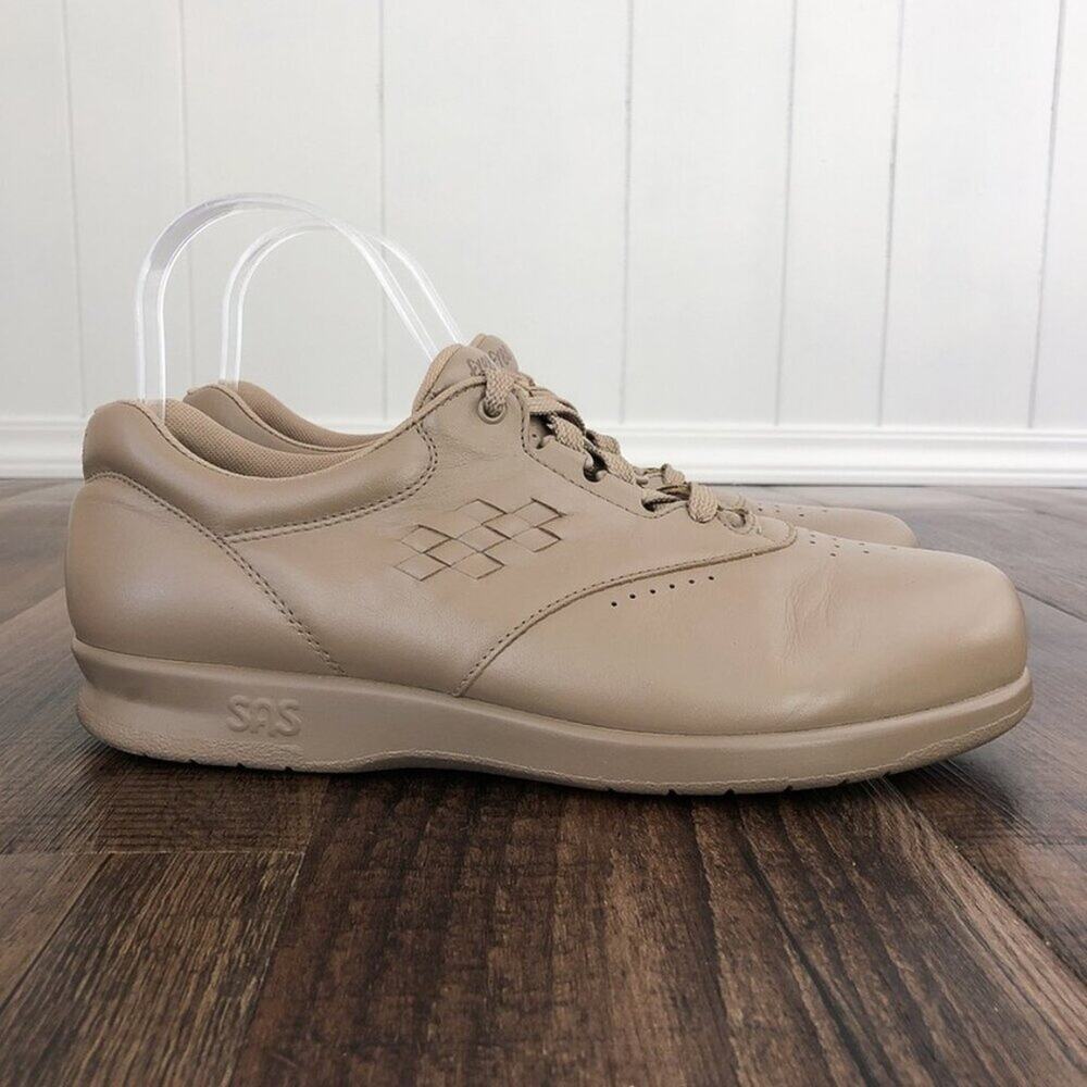 SAS Free Time Walking Shoe Lace Up Sneaker Size 9 Narrow Mocha Beige 72686043 - Picture 16 of 16